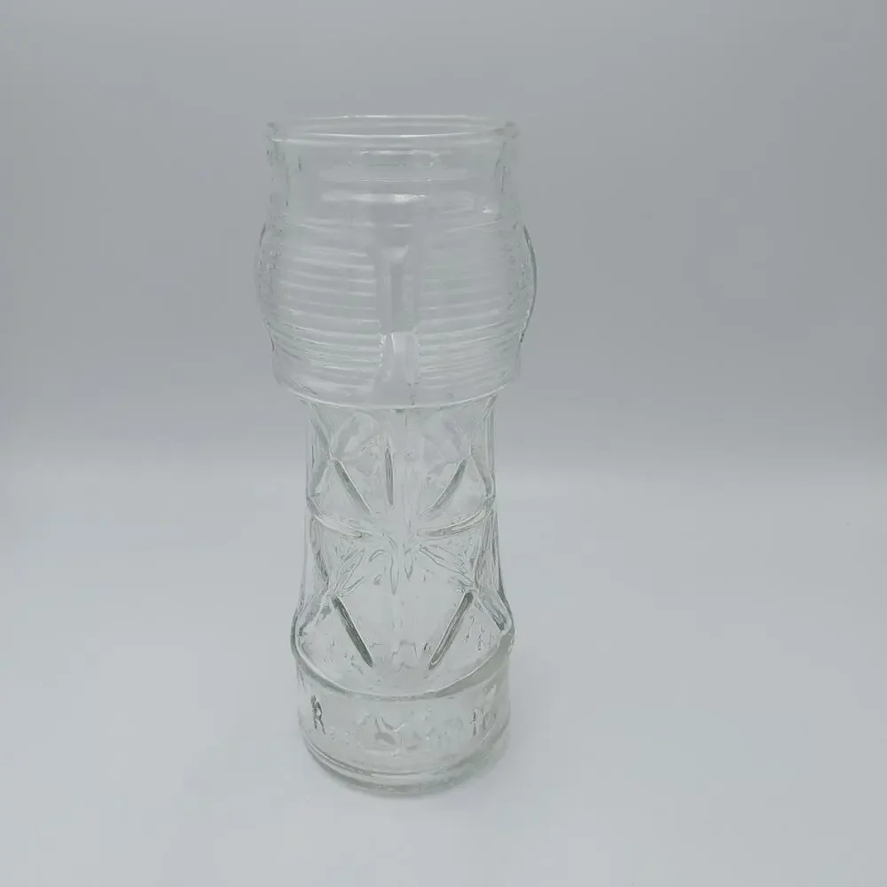 VINTAGE 80's Red Lobster LIGHTHOUSE Drinking Glass Tumbler CROSS‎ PATTERN 16oz